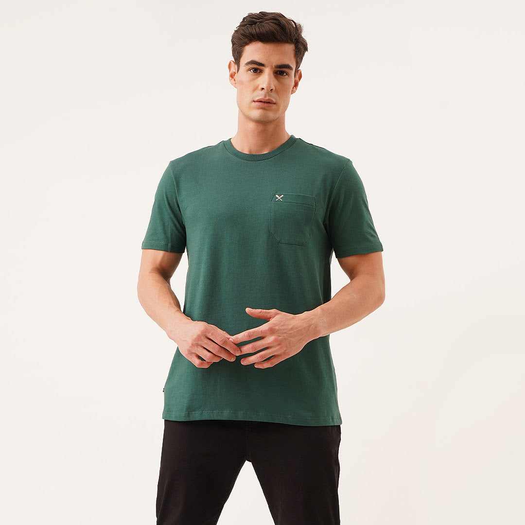 Regular Fit Tee With Pocket