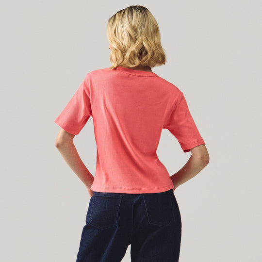 Round Neck Ribbed T-Shirt