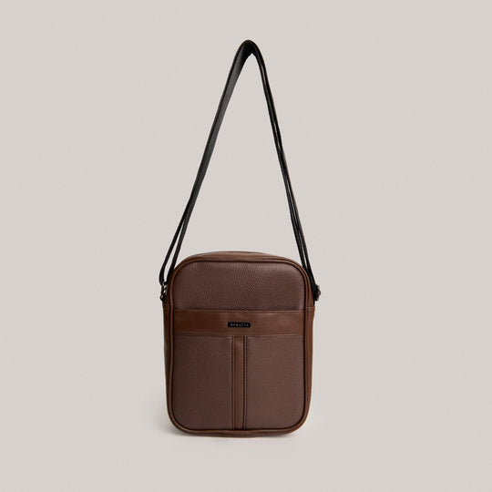 Sling Bag With Leather Trim