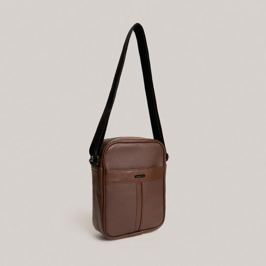 Sling Bag With Leather Trim