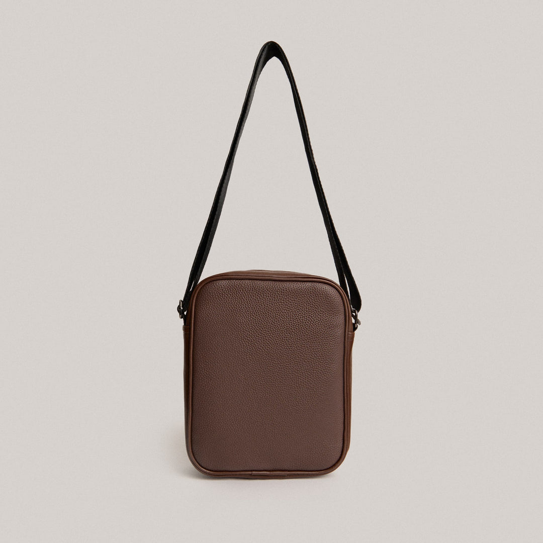Sling Bag With Leather Trim