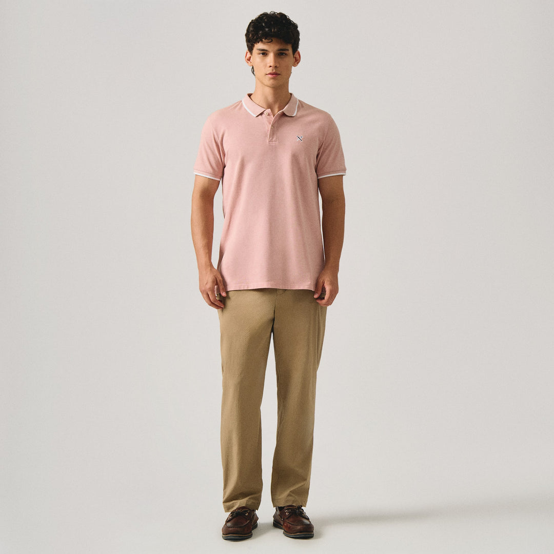 Polo Shirt With Contrast Trim
