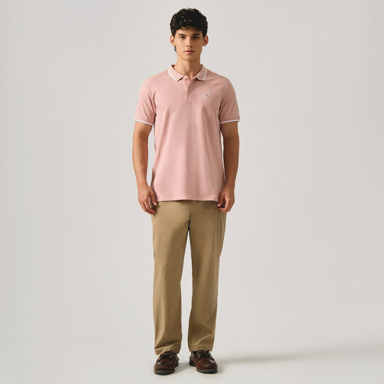 Polo Shirt With Contrast Trim