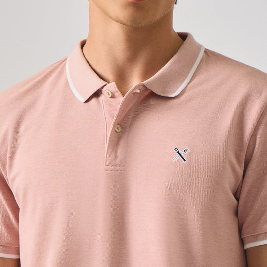 Polo Shirt With Contrast Trim