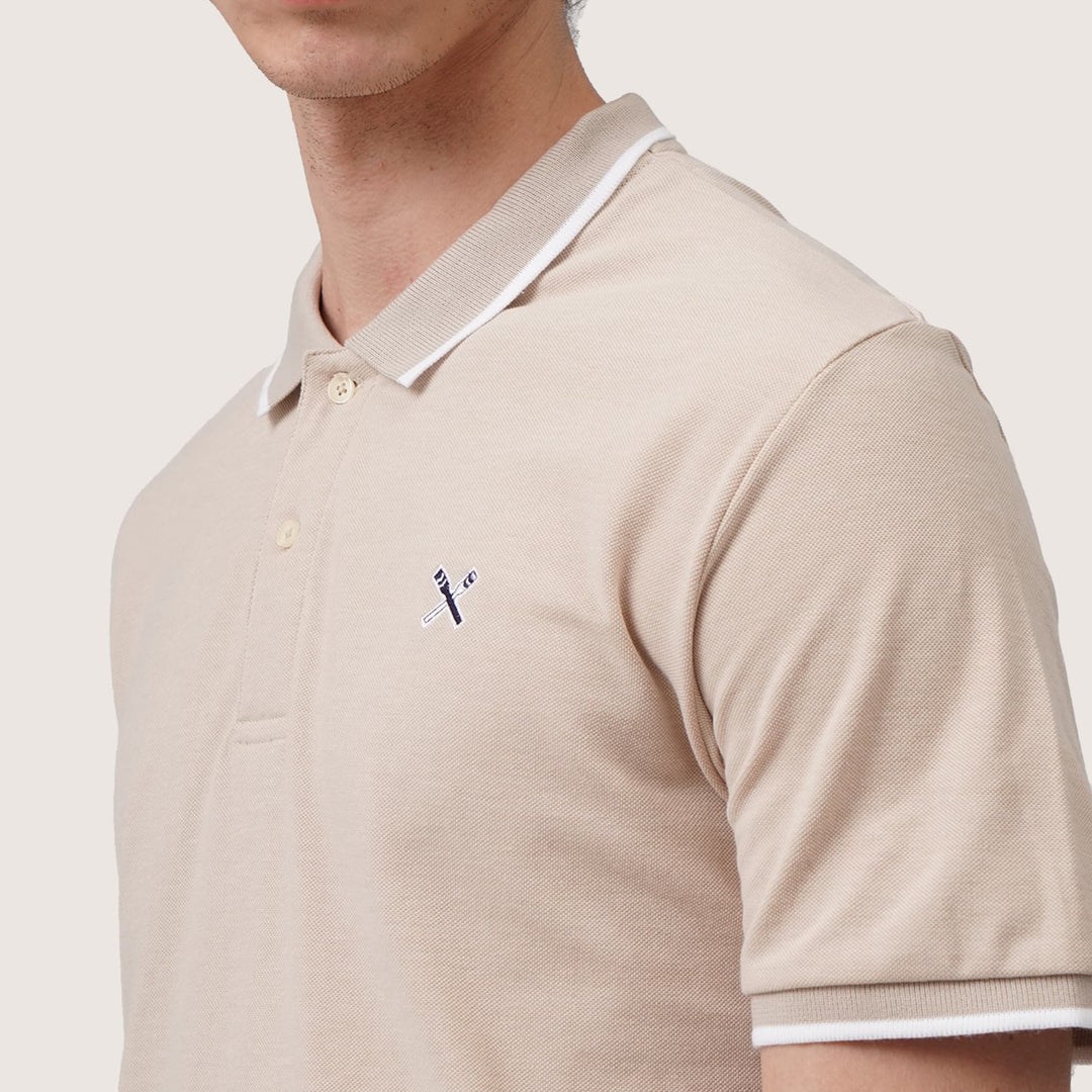 Polo Shirt With Contrast Trim