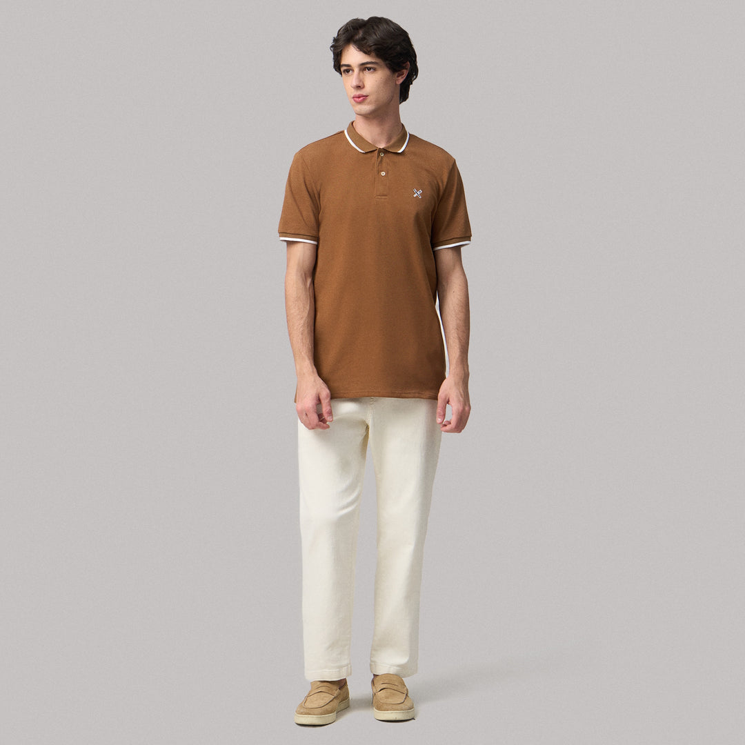 Polo Shirt With Contrast Trim