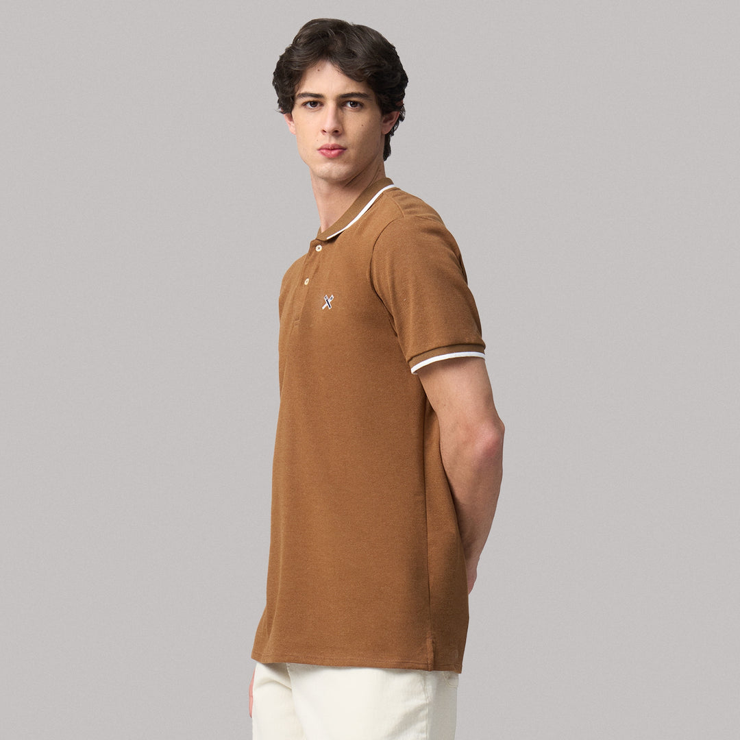 Polo Shirt With Contrast Trim