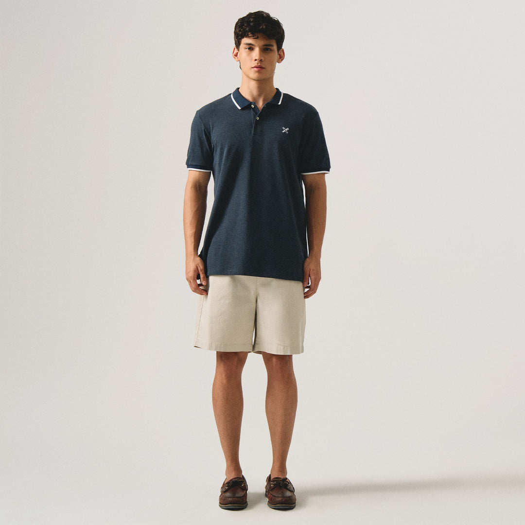 Polo Shirt With Contrast Trim