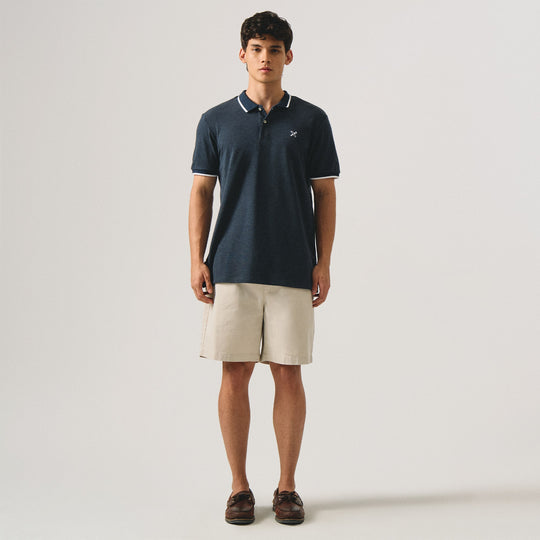 Polo Shirt With Contrast Trim