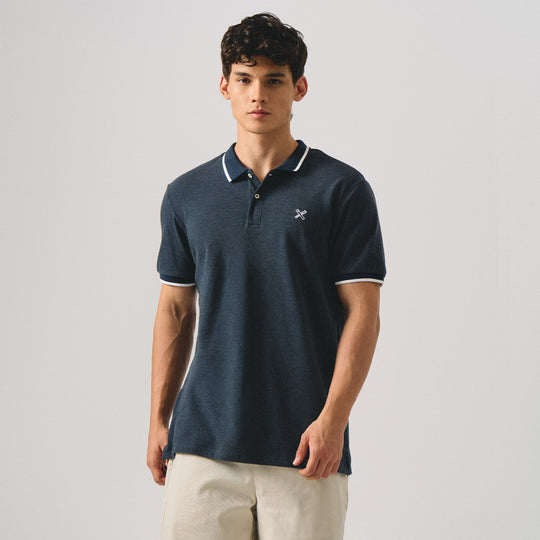 Polo Shirt With Contrast Trim