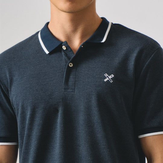 Polo Shirt With Contrast Trim