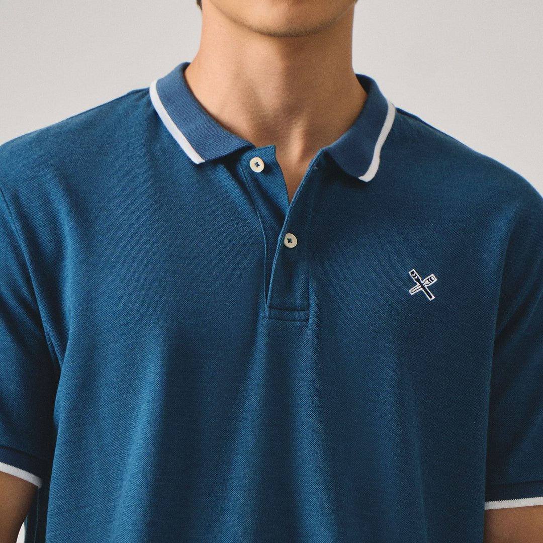Polo Shirt With Contrast Trim