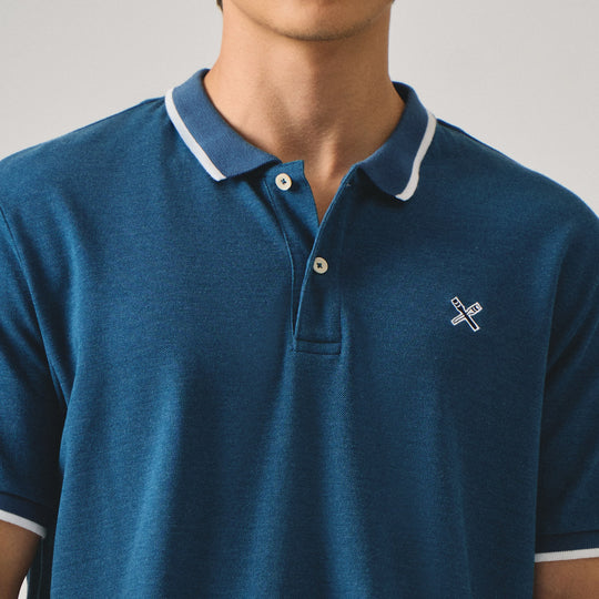 Polo Shirt With Contrast Trim