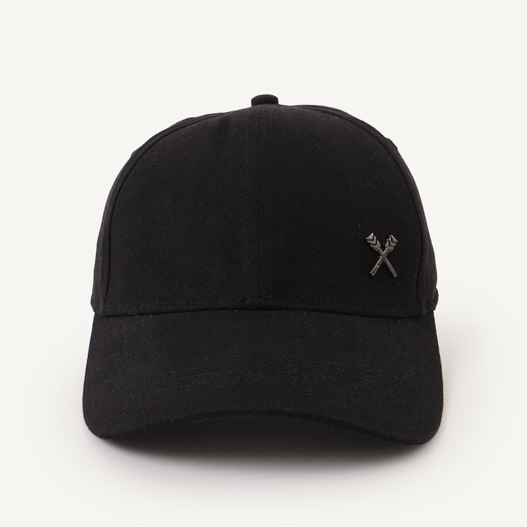 Baseball Cap With Metal Oar