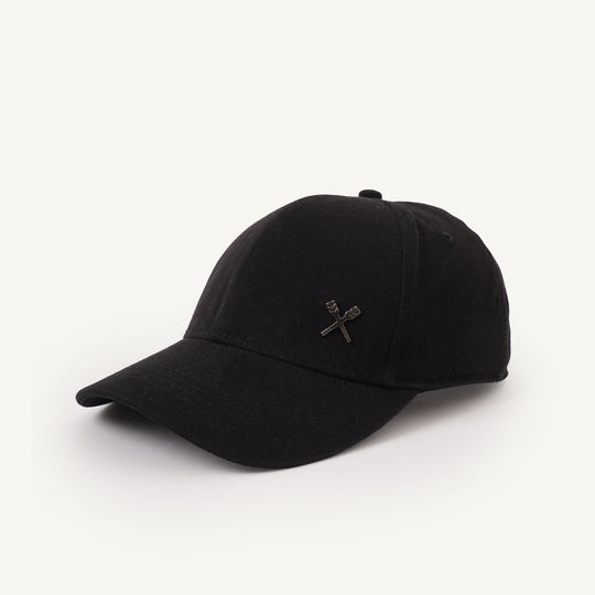 Baseball Cap With Metal Oar