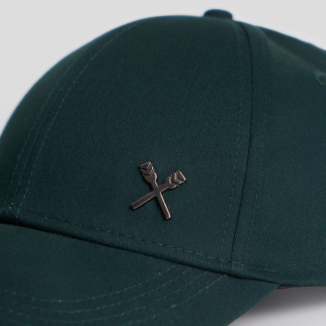 Baseball Cap With Metal Oar