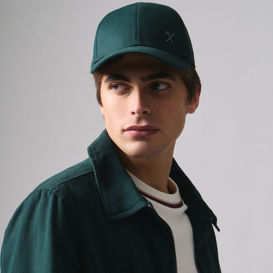 Baseball Cap With Metal Oar