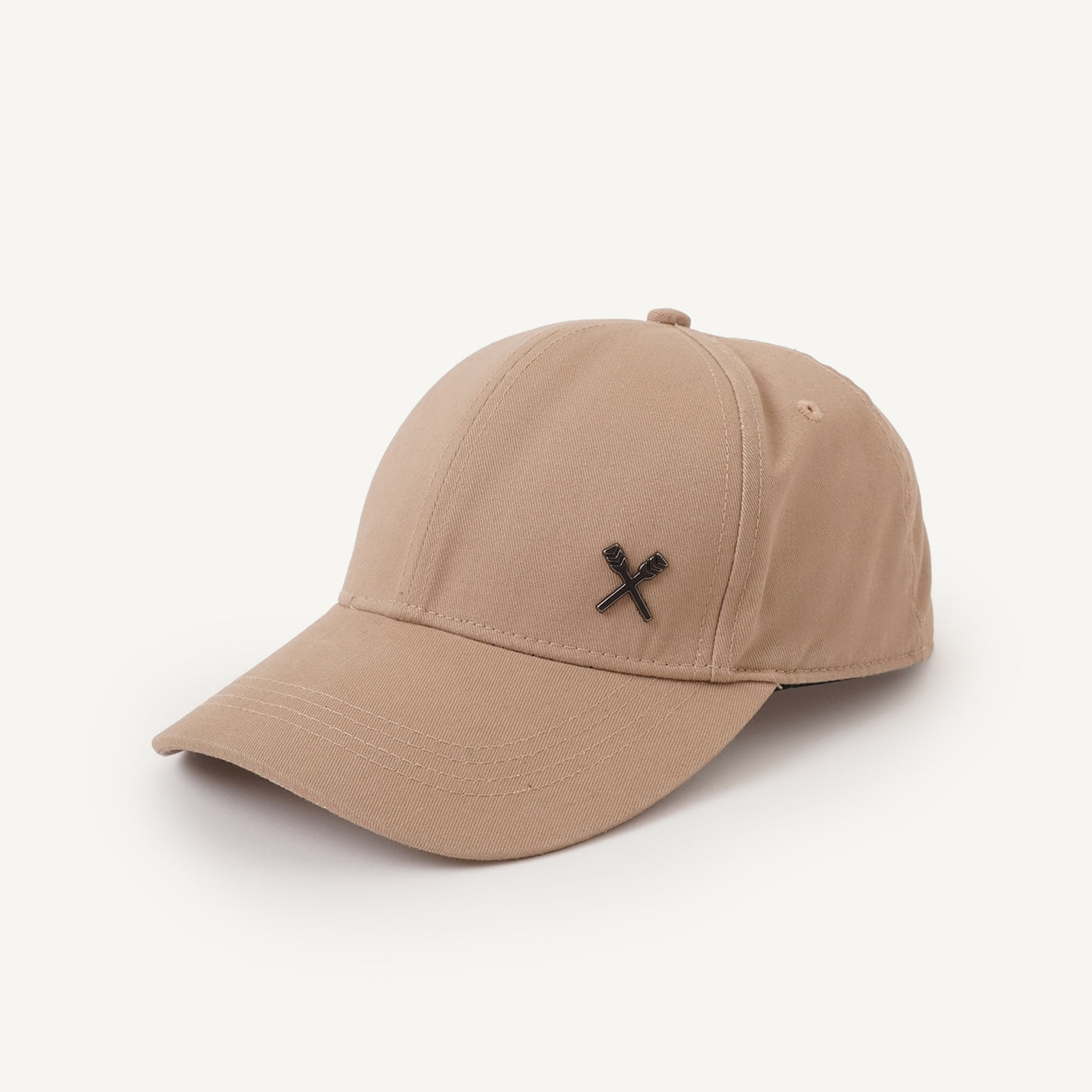 Baseball Cap With Metal Oar