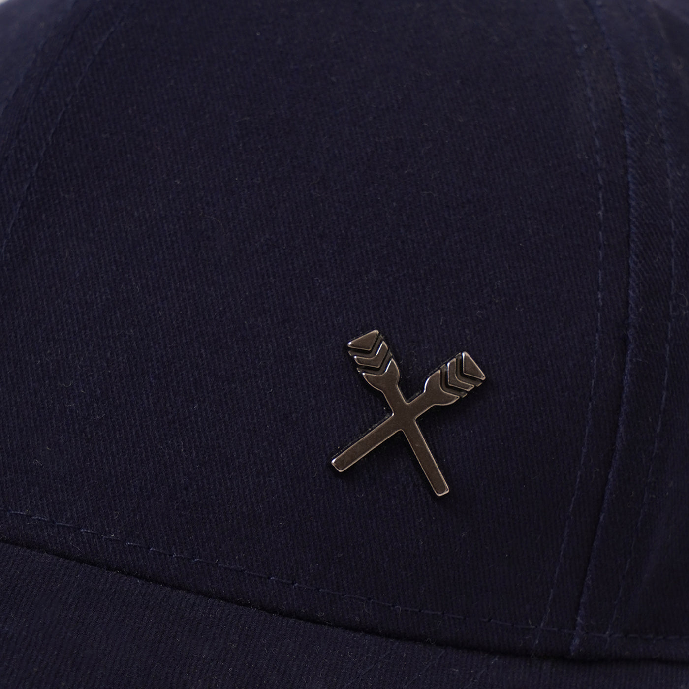 Baseball Cap With Metal Oar