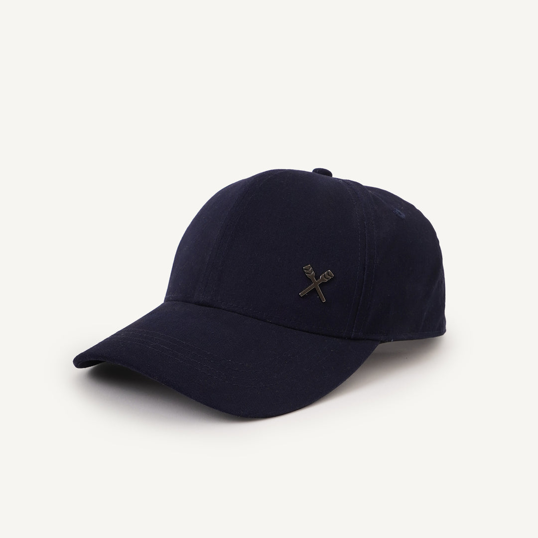 Baseball Cap With Metal Oar