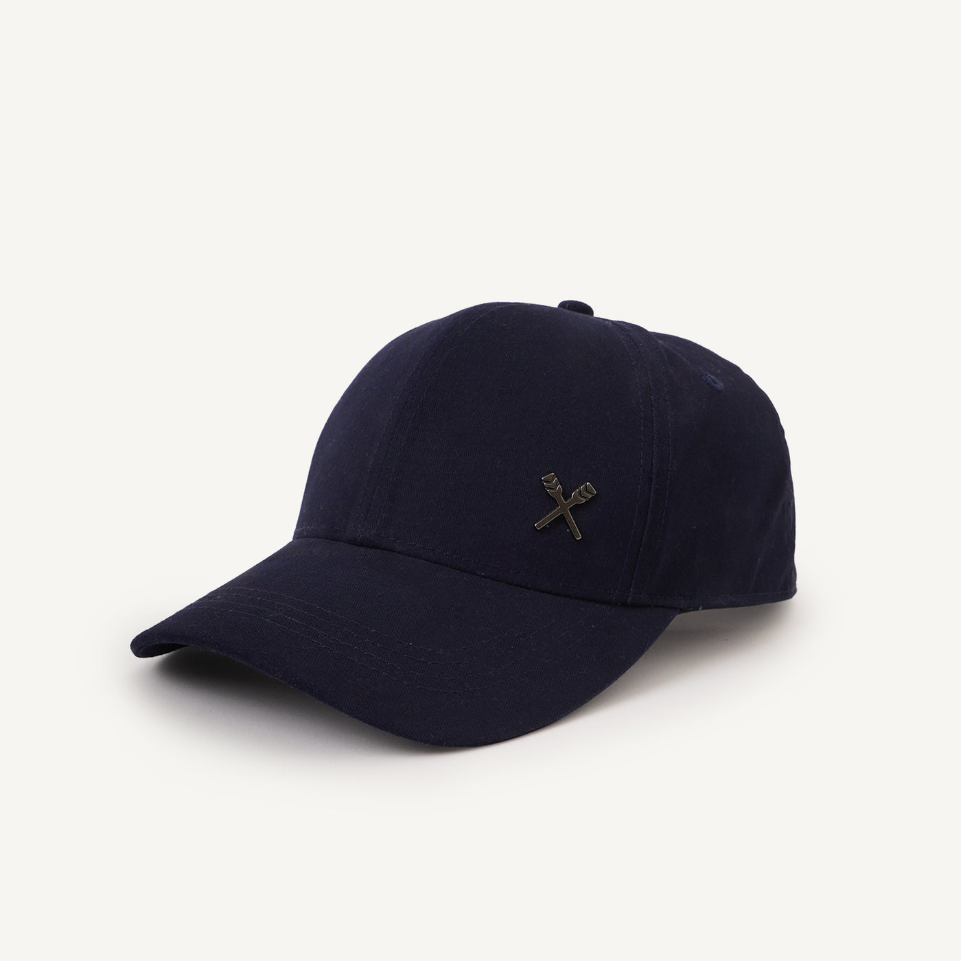 Baseball Cap With Metal Oar