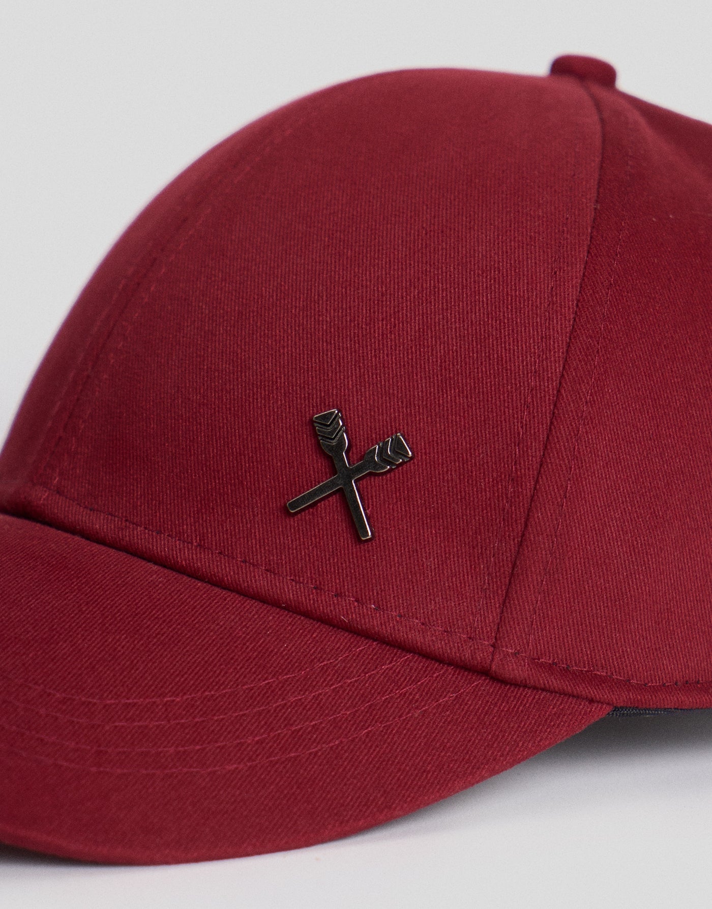 Baseball Cap With Metal Oar