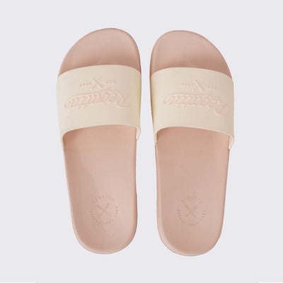 Ladies Embossed Single Band Sliders