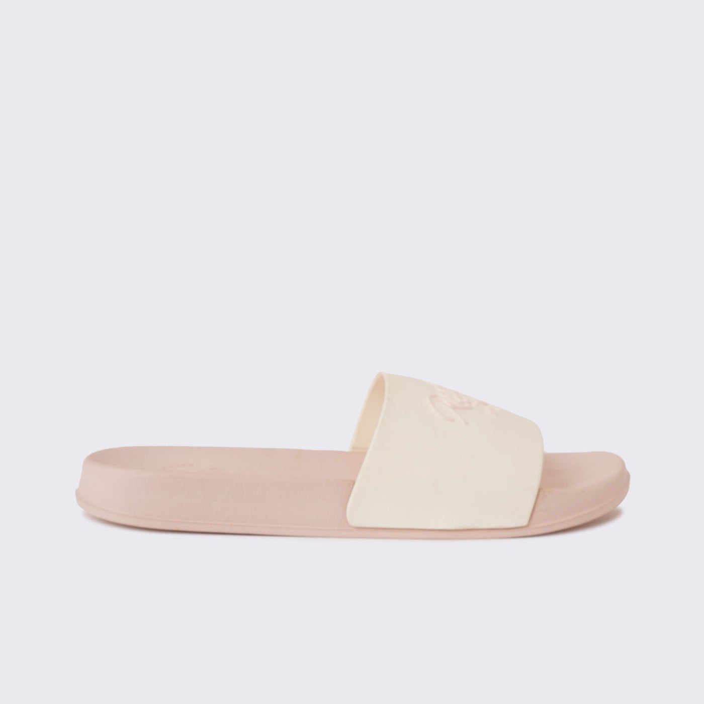 Ladies Embossed Single Band Sliders