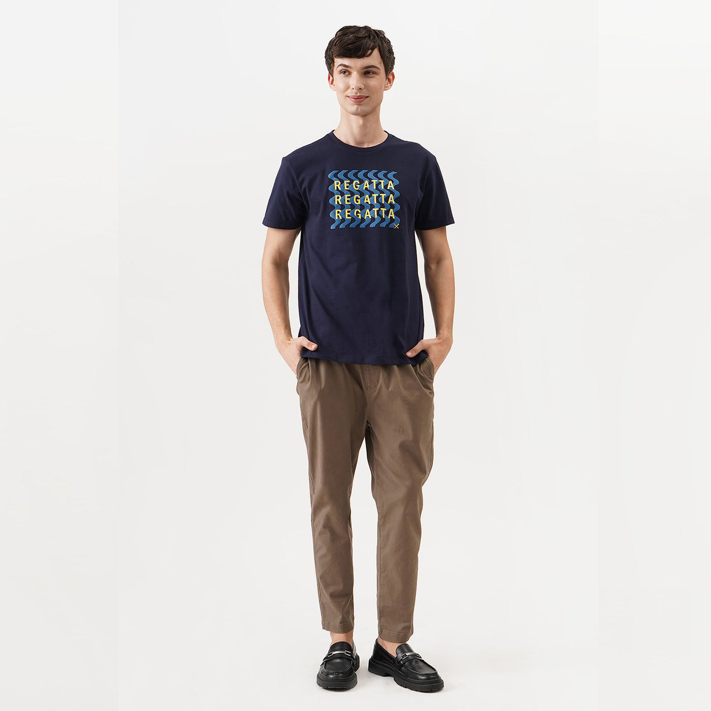Regatta Graphic T-Shirt With Flocked Print