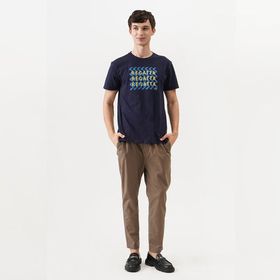 Regatta Graphic T-Shirt With Flocked Print