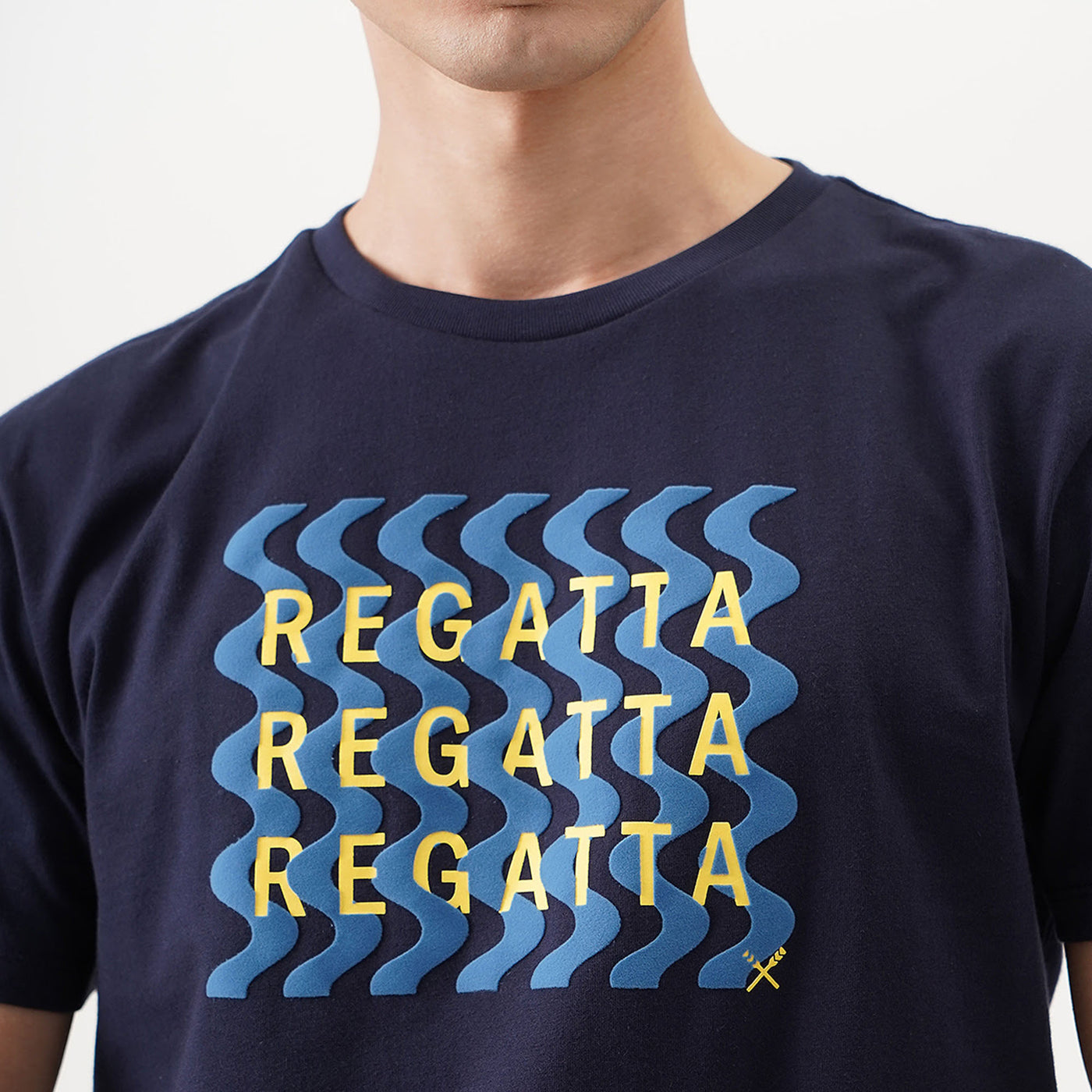 Regatta Graphic T-Shirt With Flocked Print