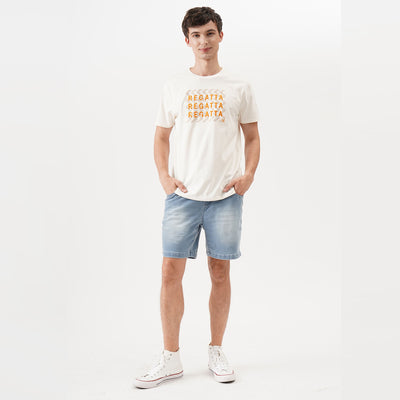 Regatta Graphic T-Shirt With Flocked Print