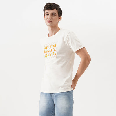 Regatta Graphic T-Shirt With Flocked Print