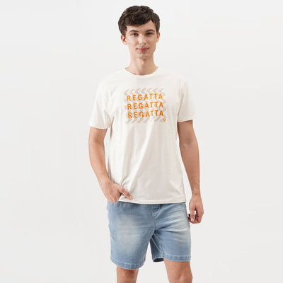 Regatta Graphic T-Shirt With Flocked Print