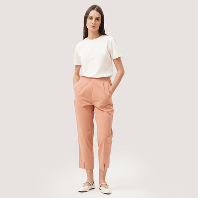 Trousers with Front Slit Detail