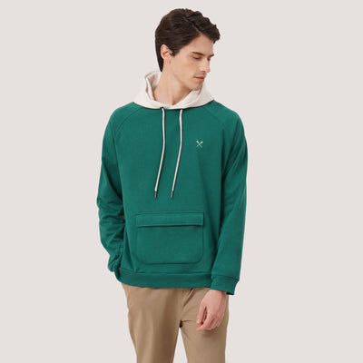 Knitted Hoodie with Front Pocket