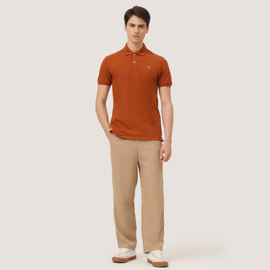Pique Polo With Contrast Oar