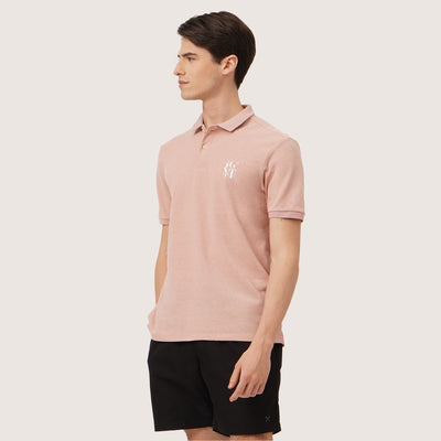 Regular Fit Polo In Mock Twist Fabric