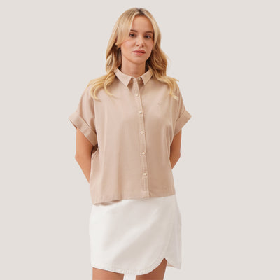 Linen Extended Sleeve Shirt