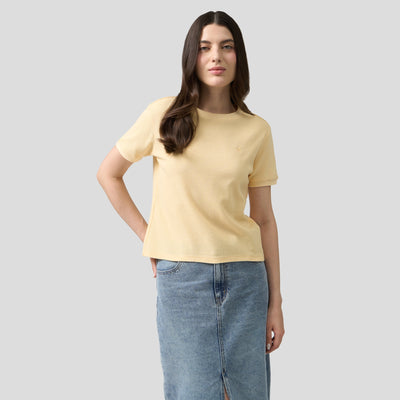 Crew Neck Waffle T-Shirt