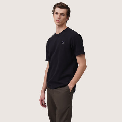 Regular Fit T-Shirt In Textured Knit