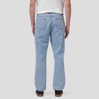 Regular Fit Light Wash Denim Jeans