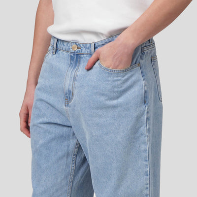 Regular Fit Light Wash Denim Jeans