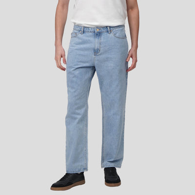 Regular Fit Light Wash Denim Jeans