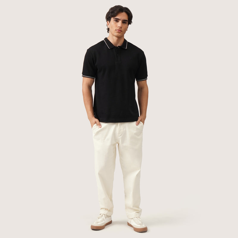 Premium Regular Fit Polo Shirt With Contrast Tipping