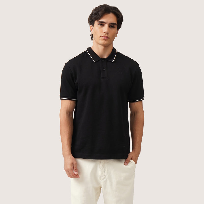 Premium Regular Fit Polo Shirt With Contrast Tipping