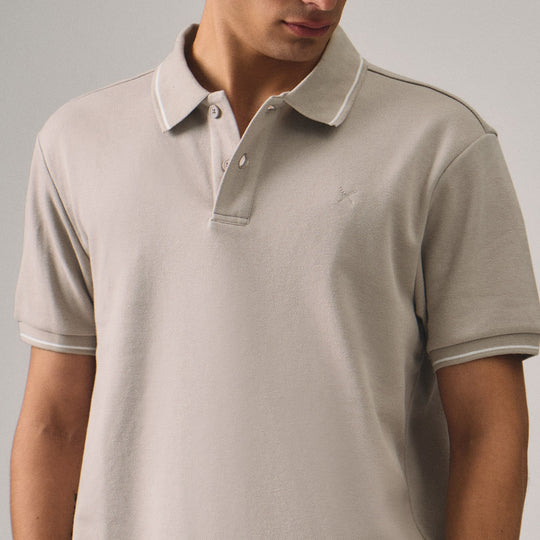 Premium Regular Fit Polo Shirt With Contrast Tipping