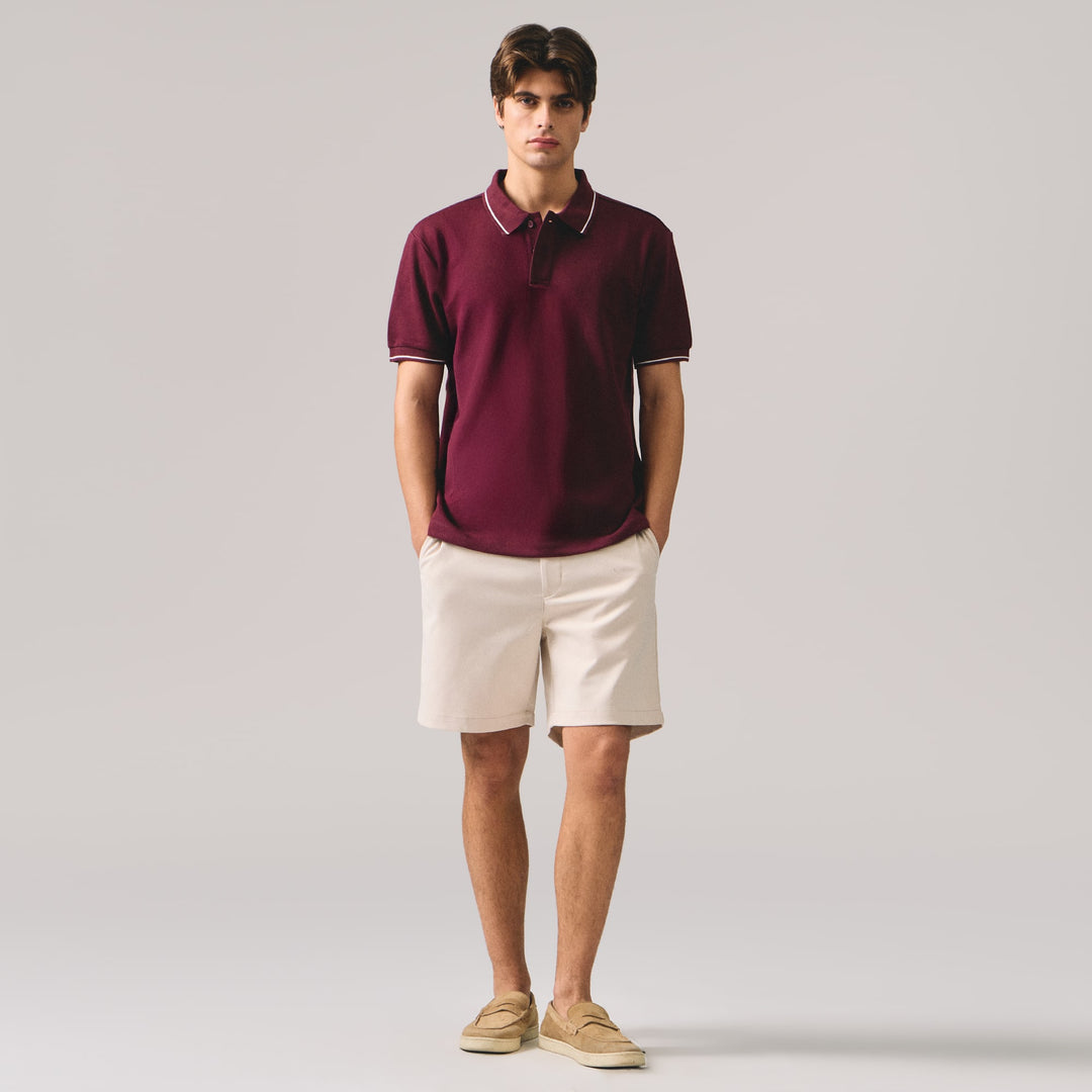 Premium Regular Fit Polo Shirt With Contrast Tipping