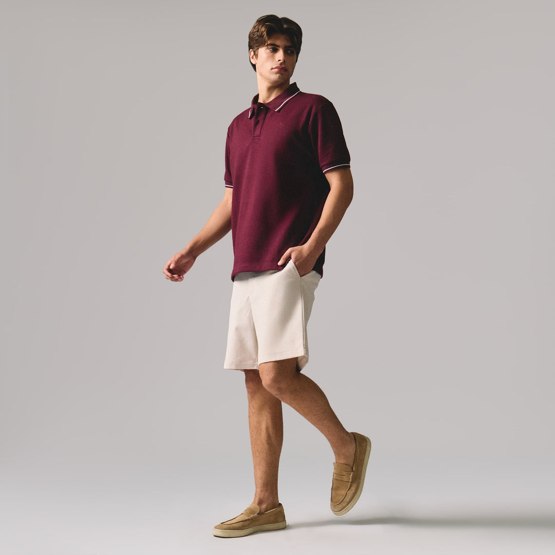 Premium Regular Fit Polo Shirt With Contrast Tipping