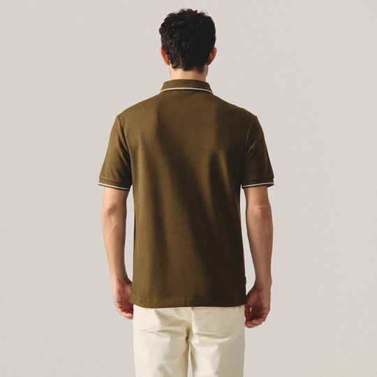 Premium Regular Fit Polo Shirt With Contrast Tipping